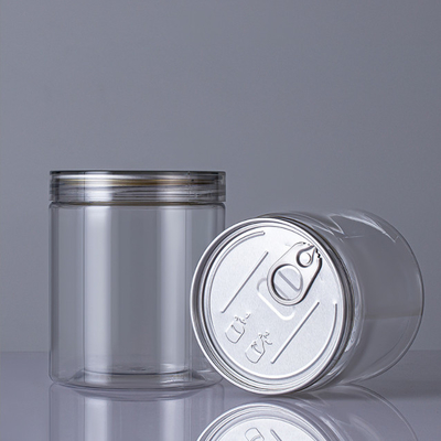 Tarro de galletas claro 1500ml Honey Food Packaging del caramelo del ANIMAL DOMÉSTICO