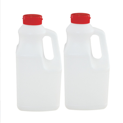 Botella plástica del acondicionamiento de los alimentos de los condimentos de la botella del aceite de mesa del PE con la tapa