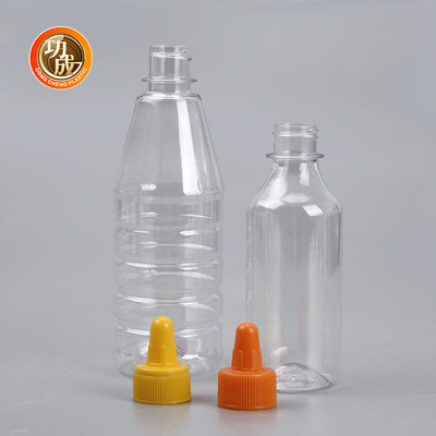 El escape impermeabiliza la botella plástica del apretón de la salsa de tomate de tomate del ANIMAL DOMÉSTICO de la botella de la salsa del apretón