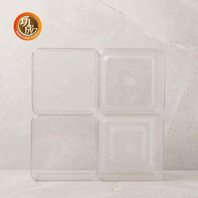 El ANIMAL DOMÉSTICO transparente modifica las cajas de almacenamiento plásticas de la comida para requisitos particulares de las cajas de embalaje