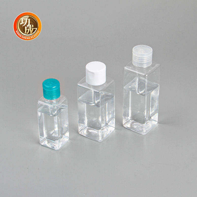 Cadena dominante del bolsillo 30ML del desinfectante de la botella de la mano de la botella plástica de encargo del desinfectante