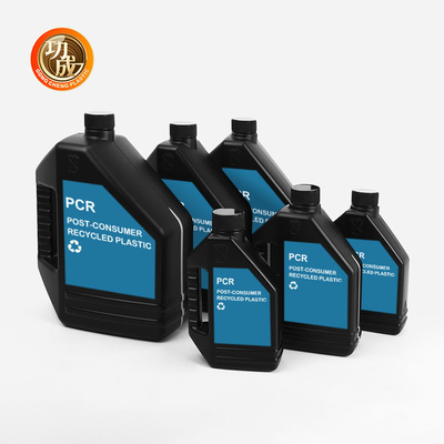 botella de aceite de motor de PCR de plástico de 500 ml vacía con tapa de tornillo