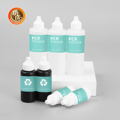 OEM Botella de loción de compresión de plástico personalizada Embalaje de botella de Pcr vacía