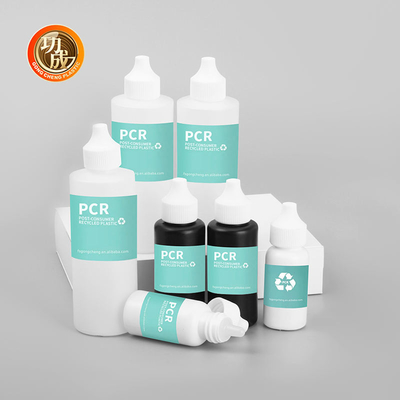 Botellas de plástico para exprimir el champú Pcr cosmético ecológico con tapa giratoria