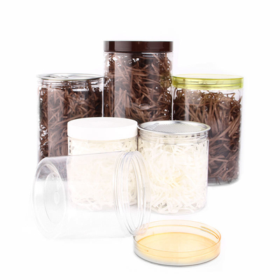 Envases de galletas de caramelo ODM de calibre 85 PET transparente vacío de grado alimenticio