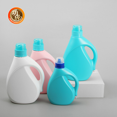 Botella de detergente para ropa azul versátil Botella de líquido de lavado recargable