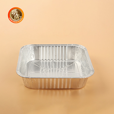 Cajas de embalaje de alimentos de aluminio ecológicos Logotipo personalizado e impresión Forma rectangular / redonda / OEM