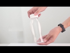 Botellas plásticas de la salsa del apretón del ANIMAL DOMÉSTICO con la tapa Flip Top Food Grade