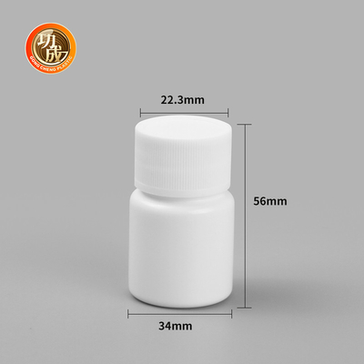 Botellas de píldora de la medicina de la cápsula de Matte Plastic Pill Bottle 15ml 20ml 30ml del HDPE