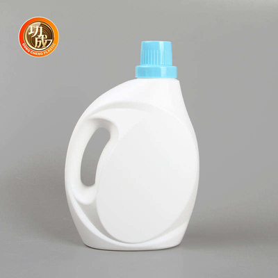 Botella detergente líquida blanca vacía de la botella 1000ml 1500ml 3000ml del detergente para ropa del HDPE
