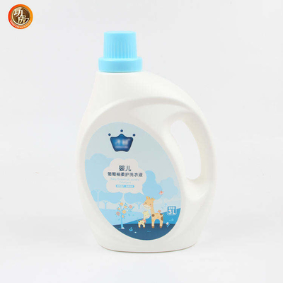 Botella líquida plástica del detergente para ropa del HDPE vacío 3L 1 galón