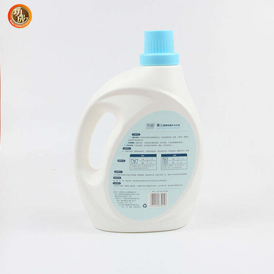 Botella líquida plástica del detergente para ropa del HDPE vacío 3L 1 galón