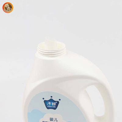 Botella líquida plástica del detergente para ropa del HDPE vacío 3L 1 galón