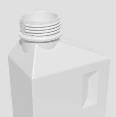 Botella detergente que se lava de limpieza vacía detergente líquida de la botella 2L del ODM del OEM
