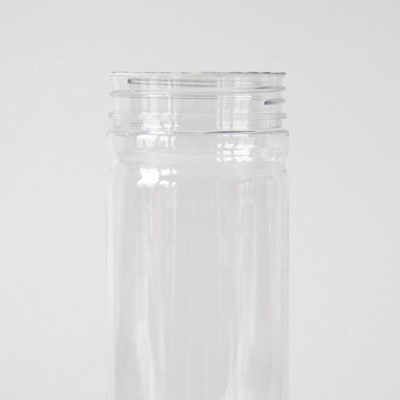 Tarros plásticos transparentes del caramelo del tarro de galletas 450ml 500ml del caramelo del ANIMAL DOMÉSTICO con las tapas