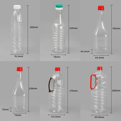 el condimento plástico de 380ml 500ml 760ml embotella la botella vacía del aceite de mesa del cuadrado