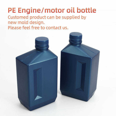 Envases vacíos del aceite de motor del aceite del HDPE superficial liso del bote 500Ml