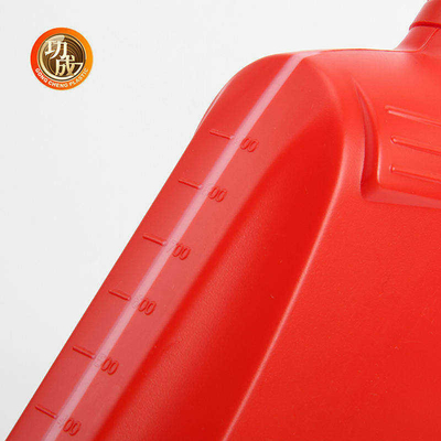 Botella plástica de encargo del lubricante de la gasolina de la botella PE del aceite de motor de la etiqueta