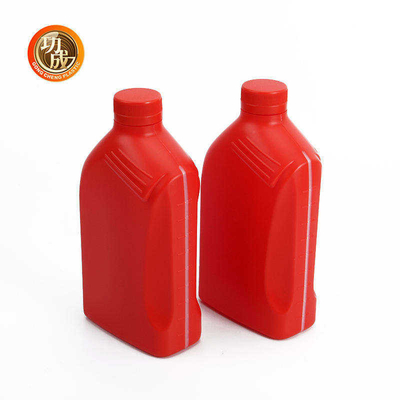 Botella plástica de encargo del lubricante de la gasolina de la botella PE del aceite de motor de la etiqueta