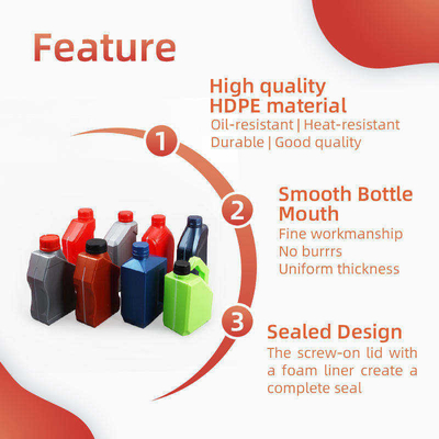 botella Logo Lubricating Oil Bottle de encargo del aceite de motor del anticongelante 1L