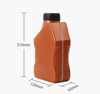 botella de gasolina y aceite vacía del lubricante del HDPE del motor de aceite de motor de la gasolina del PE 1l de la muestra libre