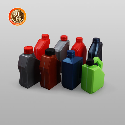 Aceite de motor portátil que lubrica la botella plástica de la gasolina de la botella con el casquillo