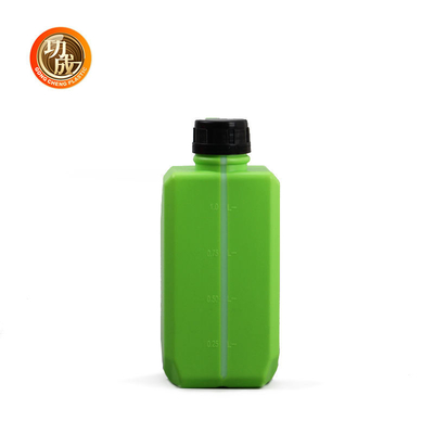 Aceite de motor portátil que lubrica la botella plástica de la gasolina de la botella con el casquillo