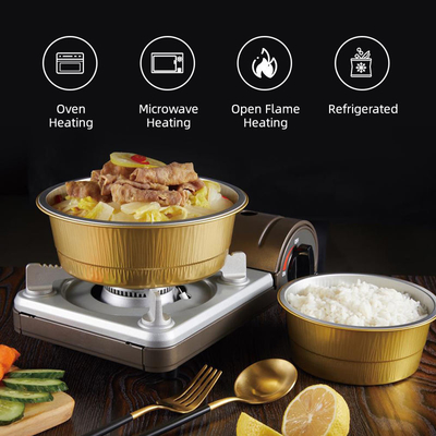 Papel de aluminio disponible del envase de comida para llevar que cuece a Tray Barbecue Pan