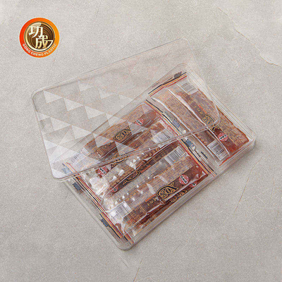 La comida rectangular modifica las cajas para requisitos particulares de embalaje ACARICIA la caja de almacenamiento del caramelo de las galletas