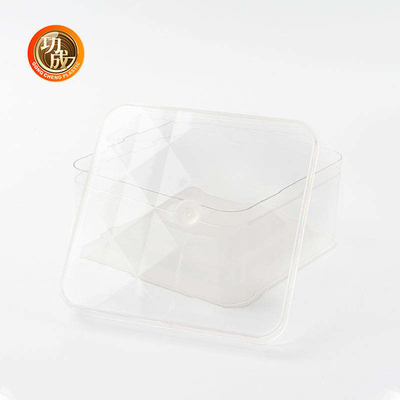 Los envases de comida plásticos del cuadrado transparente ACARICIAN el ODM de la caja plástica