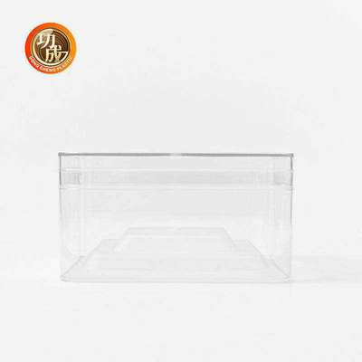600ml 810ml modifican la caja rectangular transparente del alimento para animales para requisitos particulares de las cajas de embalaje