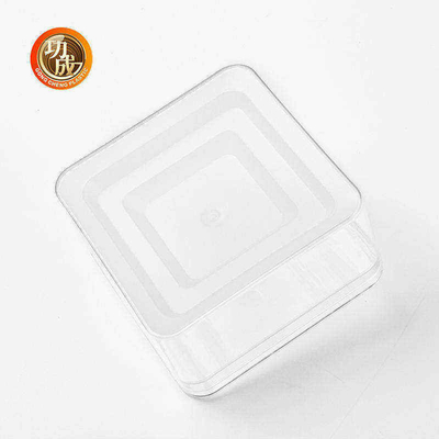 600ml 810ml modifican la caja rectangular transparente del alimento para animales para requisitos particulares de las cajas de embalaje