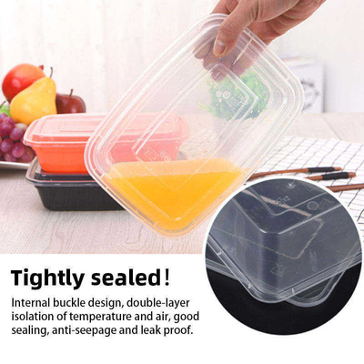 El OEM modifica el envasado de alimentos para requisitos particulares para llevar de las cajas de embalaje Tray With Lid