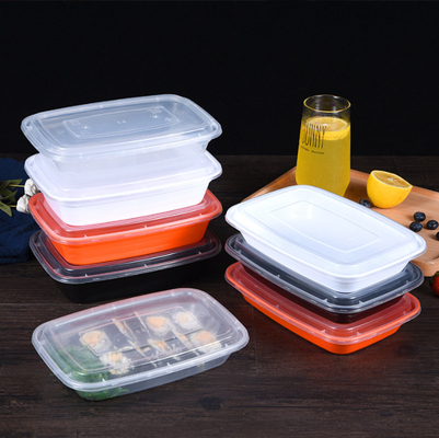 El OEM modifica el envasado de alimentos para requisitos particulares para llevar de las cajas de embalaje Tray With Lid