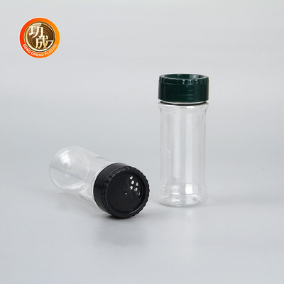 las botellas de aderezo del claro 125ml abultan los tarros de la especia con Shaker Lids