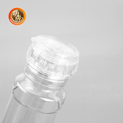 Condimento plástico transparente de encargo Shaker Jars 250ml 500ml de las botellas de la especia