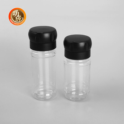 boca plástica del tornillo de botellas de la especia 125Ml que sazona a Shaker With Lid