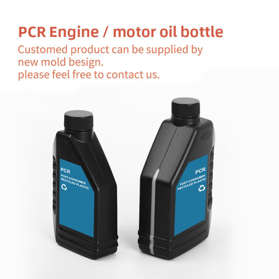 botella de aceite de motor de PCR de plástico de 500 ml vacía con tapa de tornillo