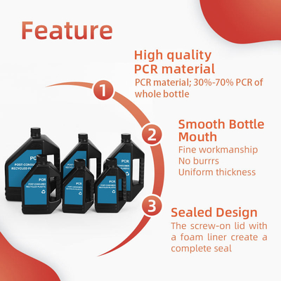 Personalizar 500ml 1000ml Anti congelación botella de aceite de motor vacío plástico PCR