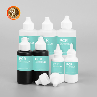Botella de goteo vacía de 30 ml, 50 ml y 120 ml, de plástico, comprimida por PCR, botella líquida