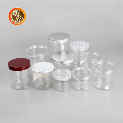 OEM Jarrón de galletas de dulces 160ml 200ml Jarrones de plástico de miel de té