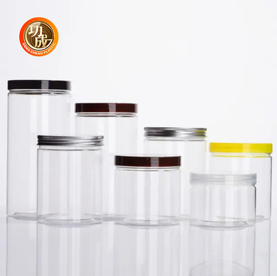 Envases de embalaje de plástico PET de forma redonda de 1250 ml