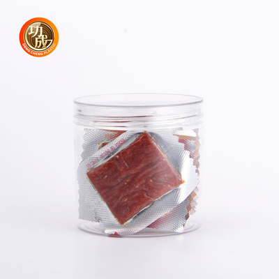 CQM Jarrón de plástico de dulces para galletas vacío, de boca ancha, transparente, almacenamiento de alimentos Jarrones de plástico para mascotas
