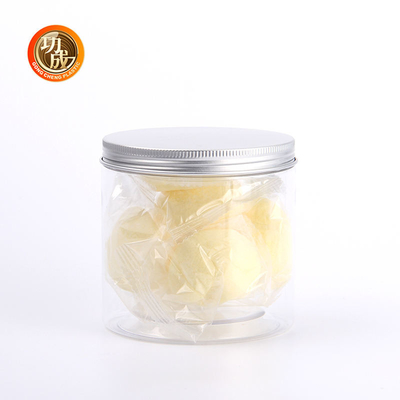 Jarrón de plástico transparente con tapa de 850 ml