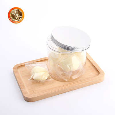 Jarrón de plástico transparente con tapa de 850 ml