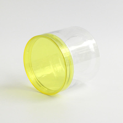 Calibre 85 300 ml Jarrón de galletas de dulces claro Jarrón de embalaje de plástico pequeño de calidad alimentaria