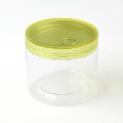 Calibre 85 300 ml Jarrón de galletas de dulces claro Jarrón de embalaje de plástico pequeño de calidad alimentaria