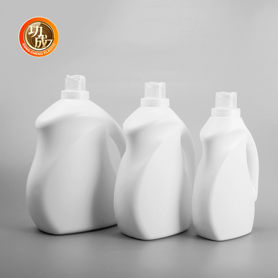 Impresión en pantalla de botellas de detergente para ropa de color PE azul blanco rosa