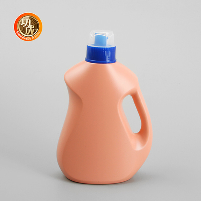 Botella de acondicionador de tela semitransparente para ropa suave y limpia resistencia química