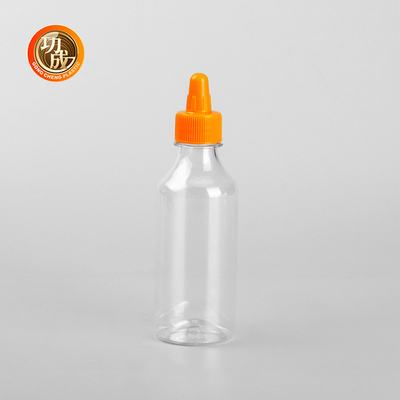 Condimento Botella de salsa de plástico para el tratamiento de la superficie de estampado en caliente